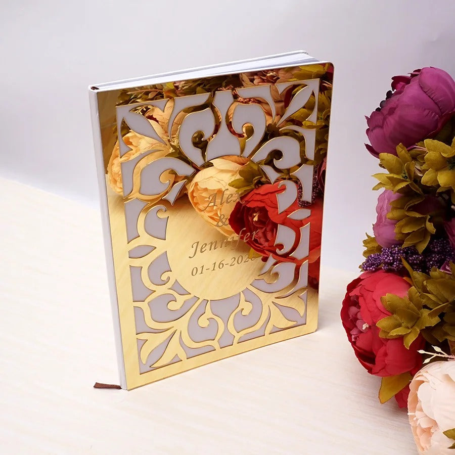 Wedding memory mirror book