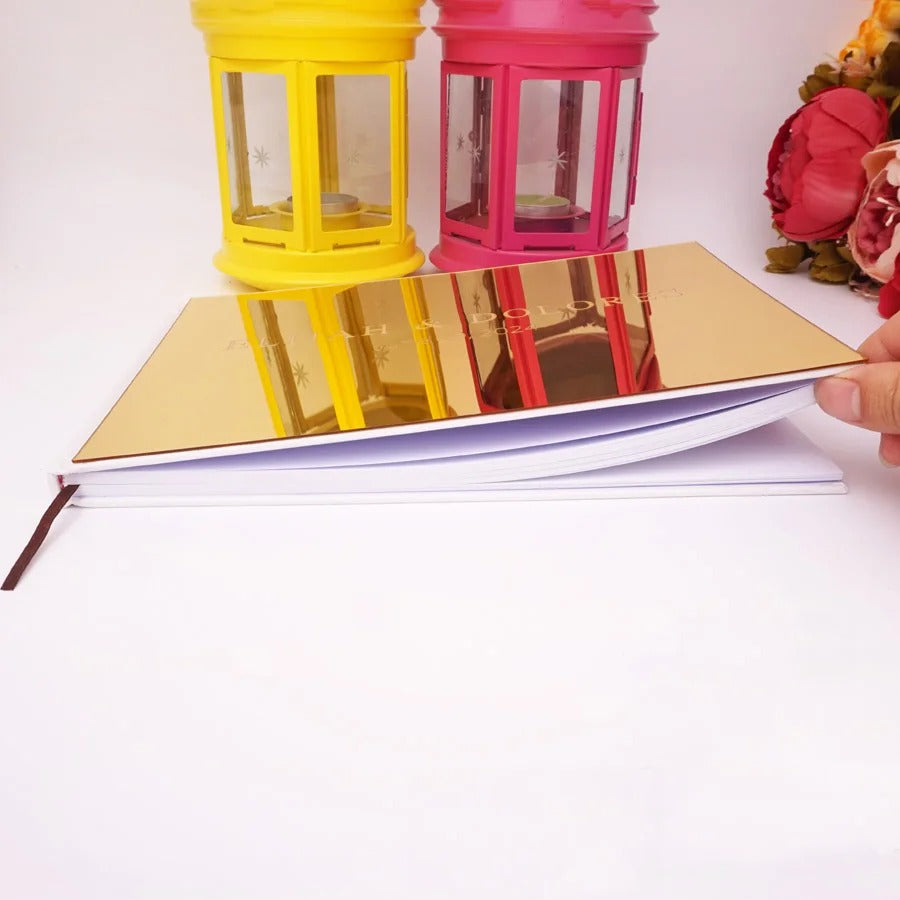 Wedding memory mirror book