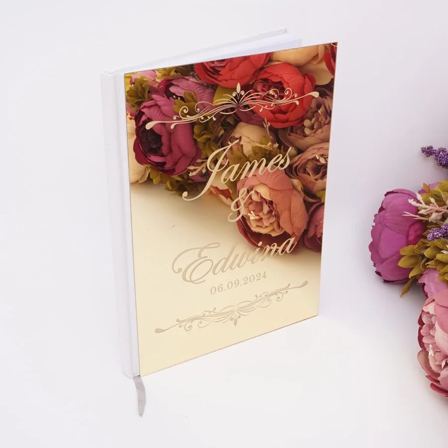 Wedding memory mirror book