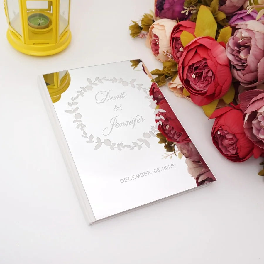 Wedding memory mirror book