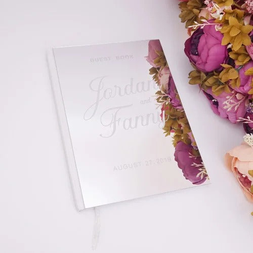 Wedding memory mirror book