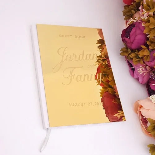 Wedding memory mirror book