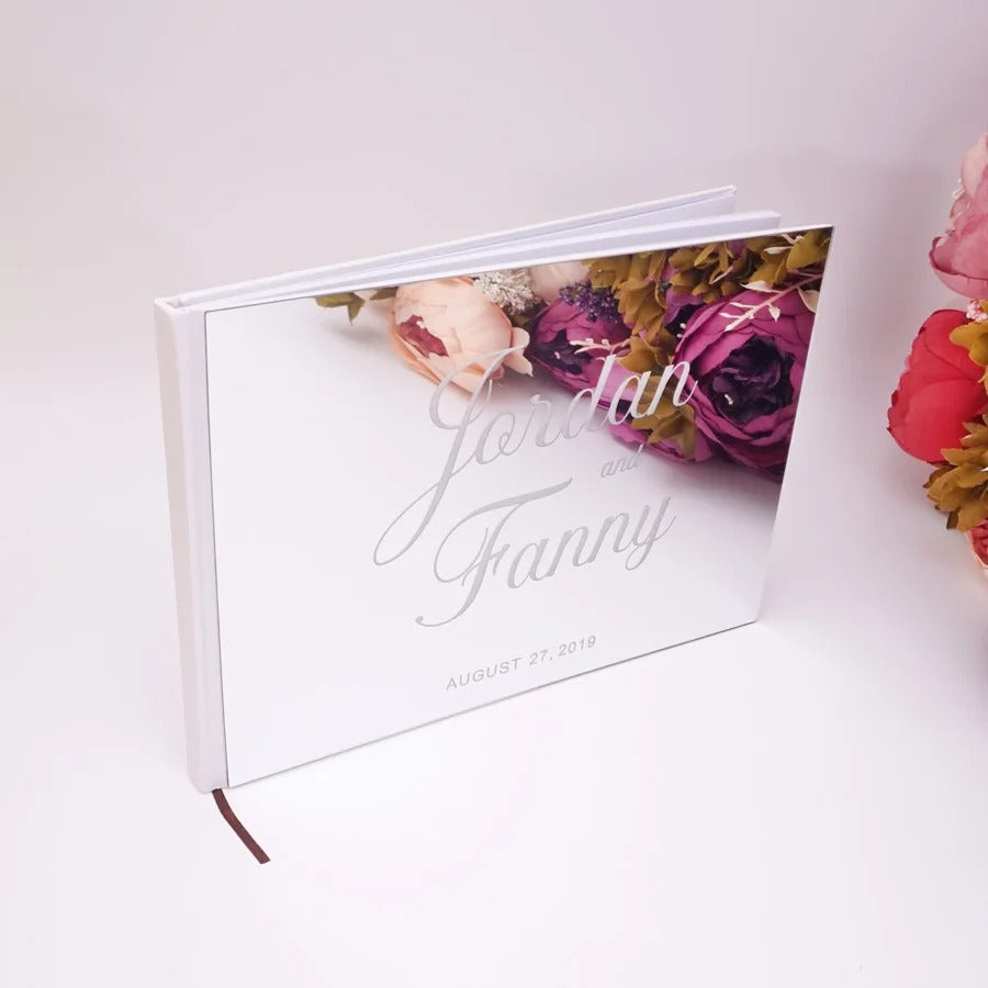 Wedding memory mirror book