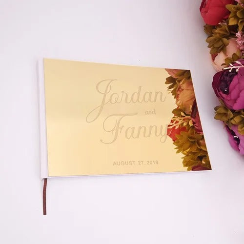 Wedding memory mirror book