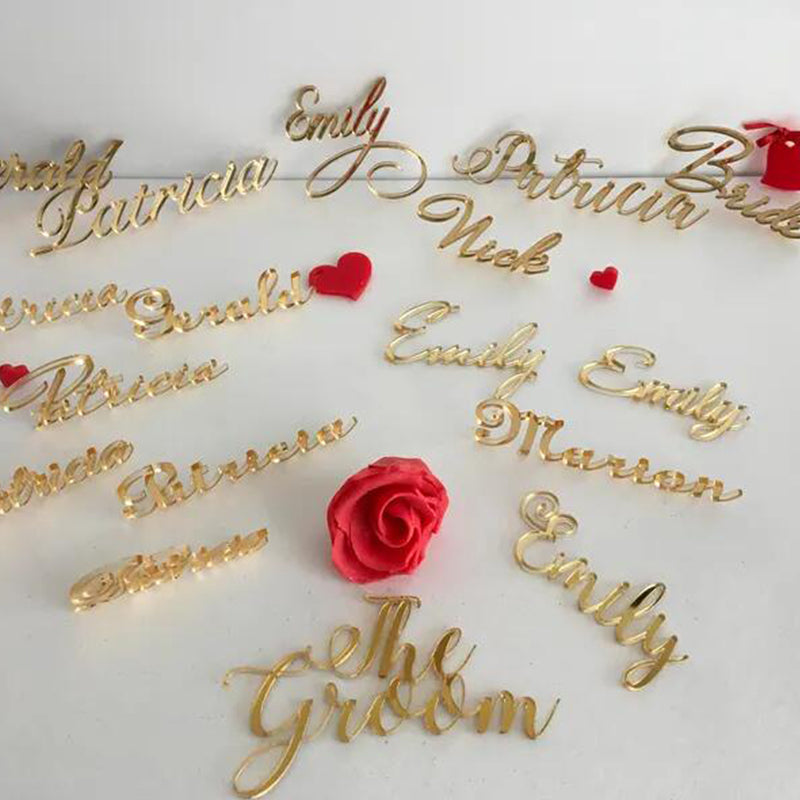 20Pcs Personalized engraved name