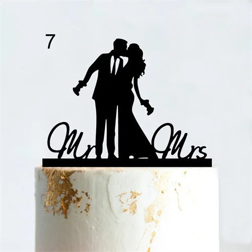 Gamer wedding cake topper