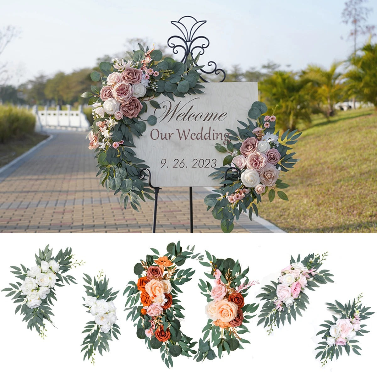 Artificial Wedding Arch Flowers