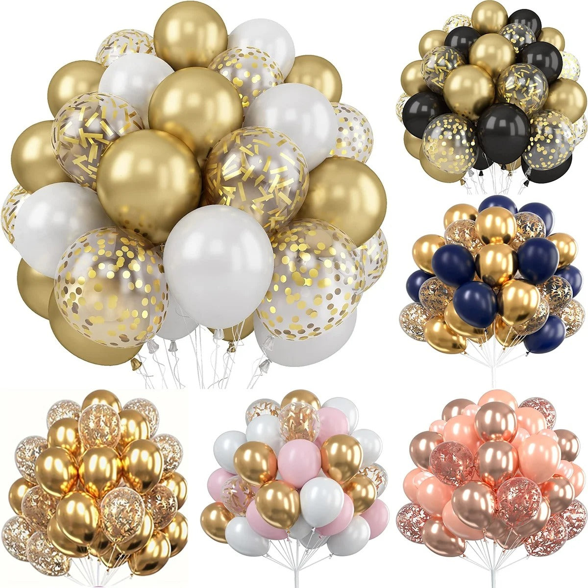 30Pcs of 30 cm Metallic Balloons