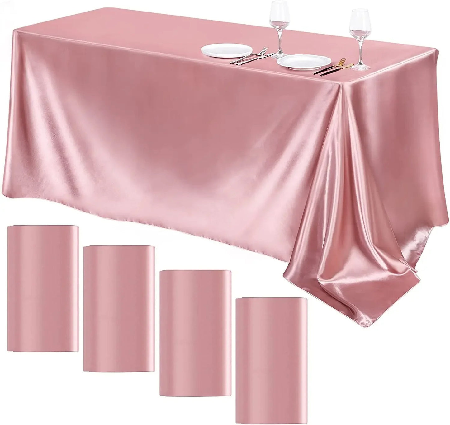 Satin tablecloth